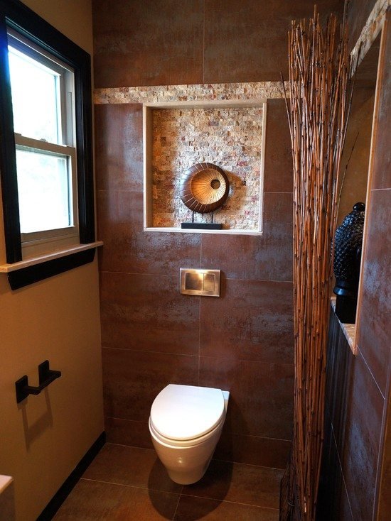 bambusové tyče dekor kúpeľňa zen prostredie