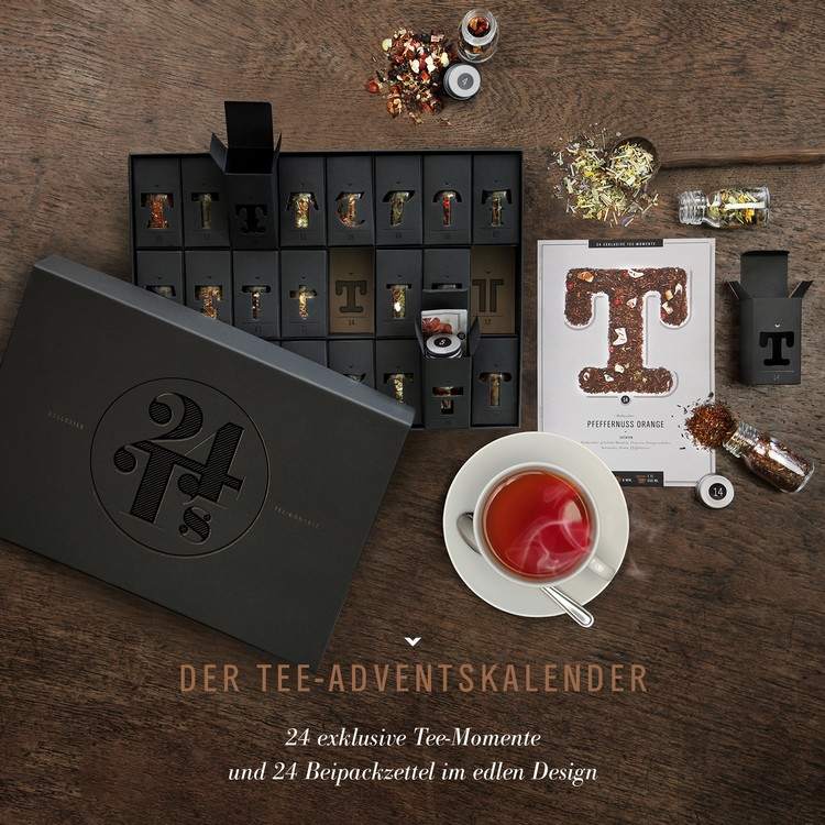 Vianočný darček pre milovníkov čaju pre mužov a ženy Tipy na darčeky pre Vianoce rodičia-priatelia-priateľka-čaj-kalendár-fajnšmekri