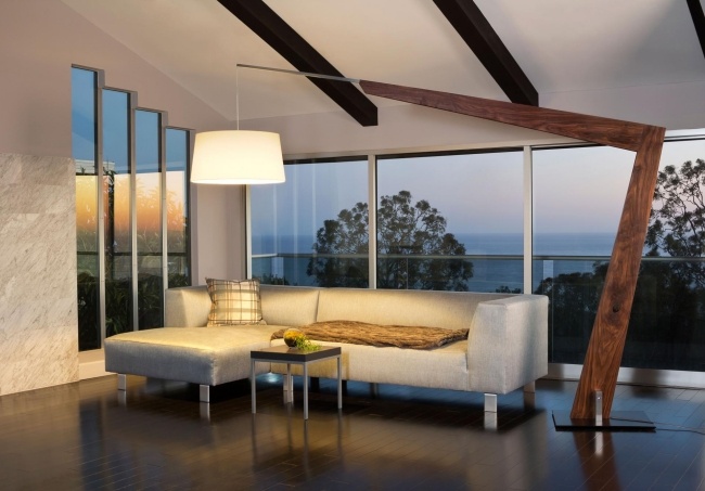 nápady dizajnérskeho osvetlenia podlahových svietidiel valeo z cerna