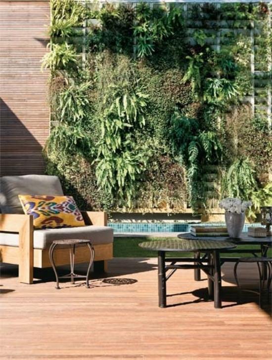 nápady na terasy pre malý záhradný dizajn