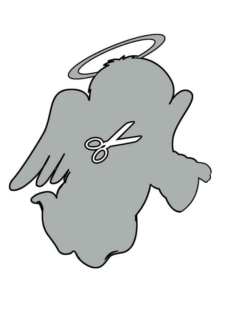 Anjelská šablóna na vystrihnutie remeselné-šablóny-vianočné-tlačové-anjely-šablónové-okenné-obrázky