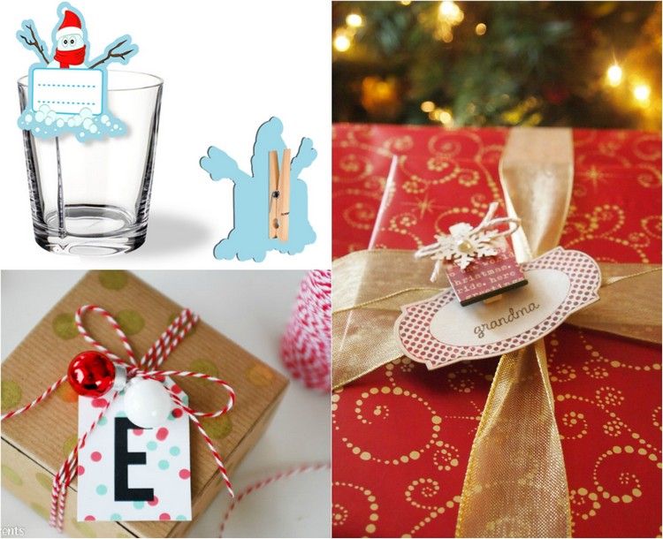 Vyrobte si vlastné lístky a darčekové visačky s vianočnými motívmi Ručné šablóny na vianočné karty-menovka-dekorácia stolu-vianočná tlač-drotár