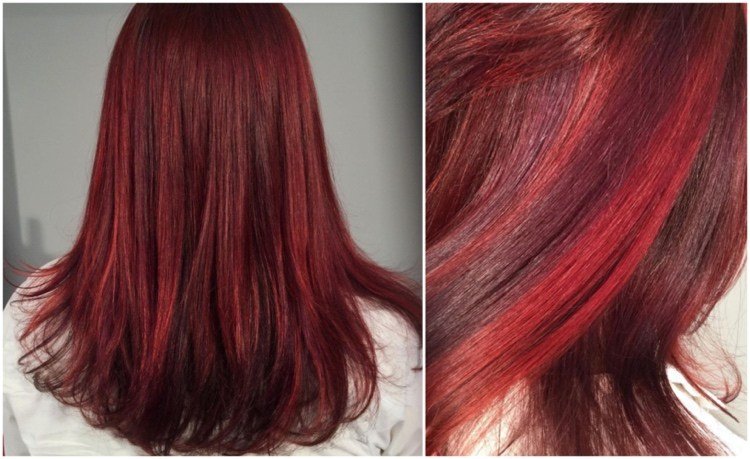 Trend farby vlasov Red Velvet