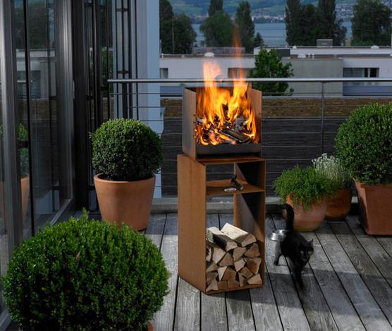 atika krbový balkón atika krbový balkón