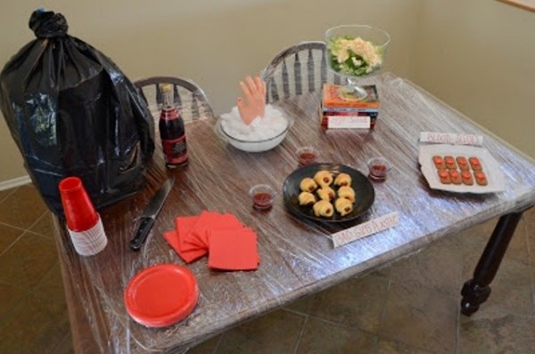 Oslava Halloweenu Slávnostná dekorácia stolu Párty doplnky Oslava Halloweenu Slávnostné šperky Doplnky na stôl