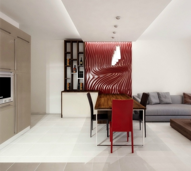 zariadenie do obývačky s otvorenou kuchyňou spojovacími prvkami Zariadenie obývačky-nápady-otvorená kuchyňa-spojovacie prvky