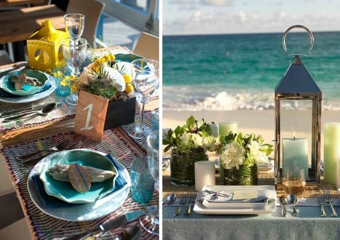 romantická-pláž-svadba-námorná-dekorácia-lampáš-kov
