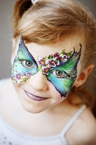 karnevalové kostýmy deti maľujú masky karnevalové kostýmy make -up deti maska