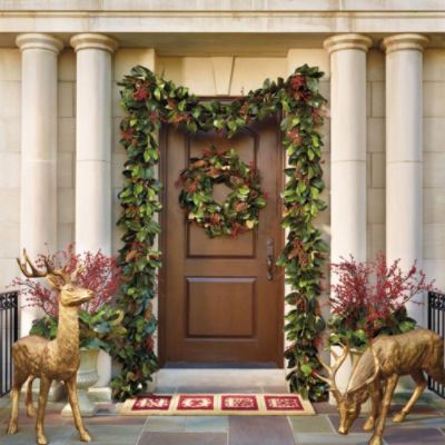 veranda z listov magnólie