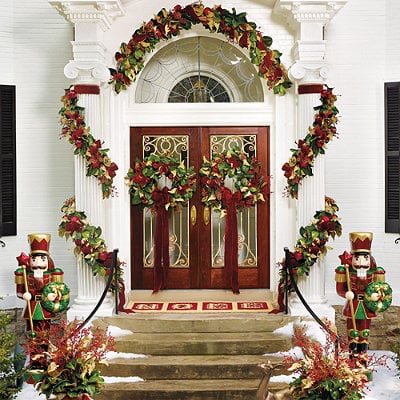 dvojdverové vence-vianoce