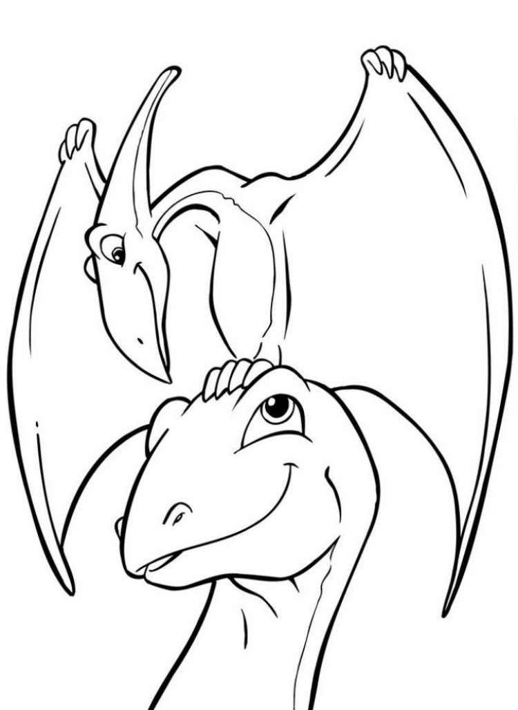 deti-omaľovánky-zvieratá-dinousaury