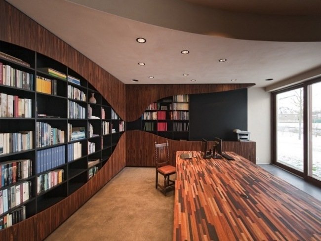 vlny tvary nápady knižnica domov nápady na tvar vĺn pre domácu knižnicu