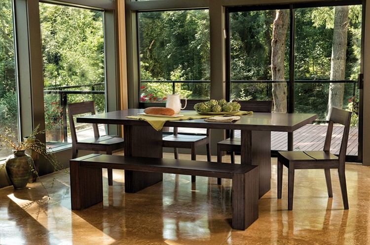 Bambusový nábytok-nápady na nápady-jedáleň-tmavý-Greenington-Hazel-jedálenský-nábytok-set