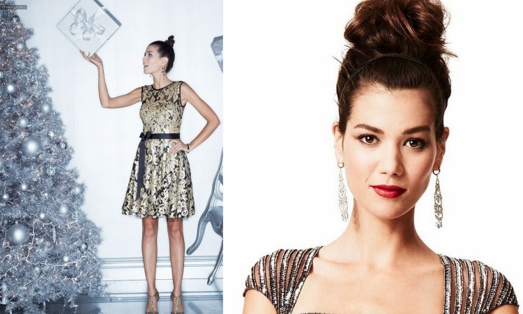jednoducho si uviažte drdol vysoko účes-vianoce-jednoduché-topknot