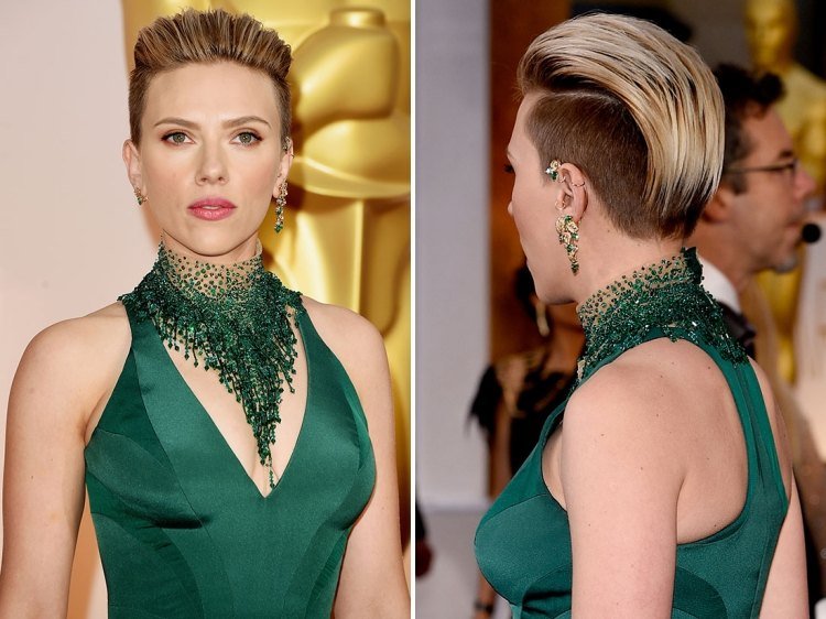 dlhá ofina zagélovaná svadobný účes-podrezaný-dlhá ofina-štylizovaný-dozadu-šarlátový