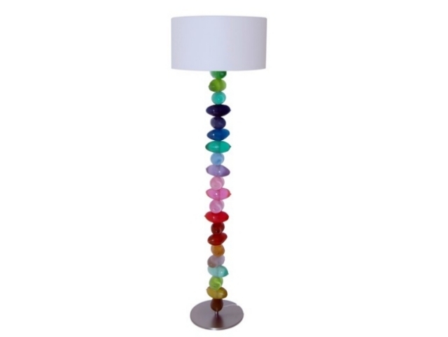 Stojacia lampa stojacia lampa-kreatívna živica Abiu-Darono Design Stojacia lampa moderného dizajnu živice detskej farby Abiu-Darono