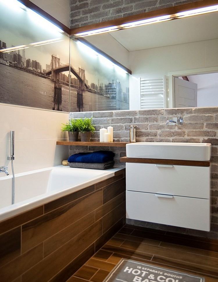 Dlažba-drevený vzhľad-podlaha-vaňa-vaňa-obklad