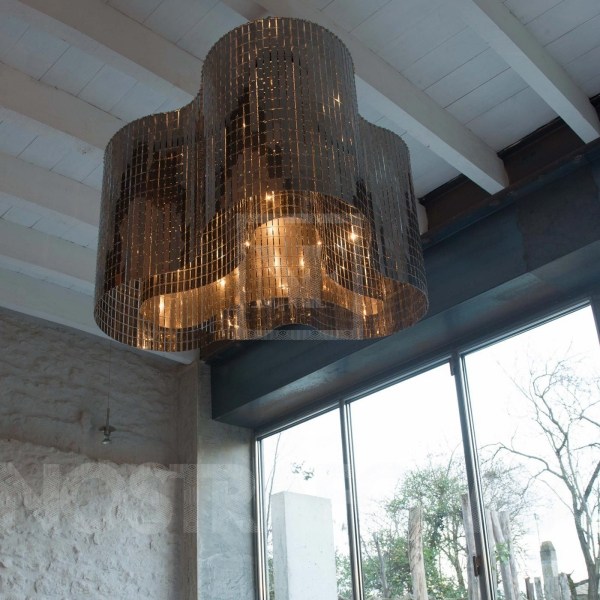 lustr le labo otla kovový odtieň vlnový tvar le labo otla luster kovový dvojvrstvový