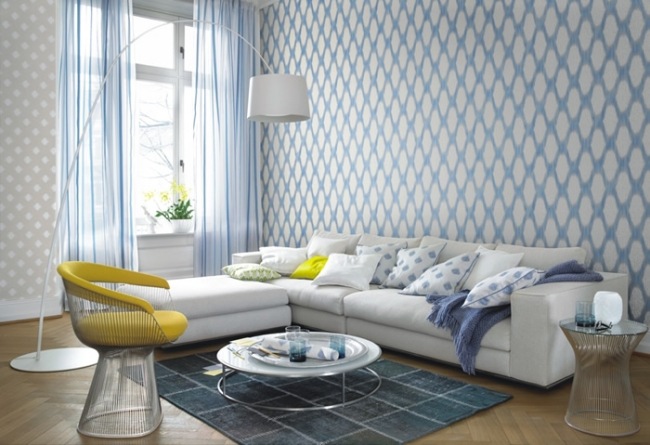 barbara becker tapeta dizajn geometrický vzor modrá biela barbara becker tapety geometrický vzor modrá biela