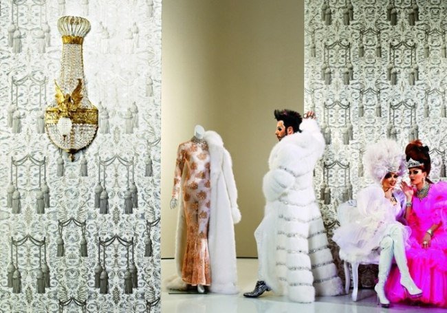 Dizajnové tapety HARALD GLÖÖCKLER barokové bielo-čierne farby Dizajnové tapety HARALD GLÖÖCKLER barokovo bielo-čierne