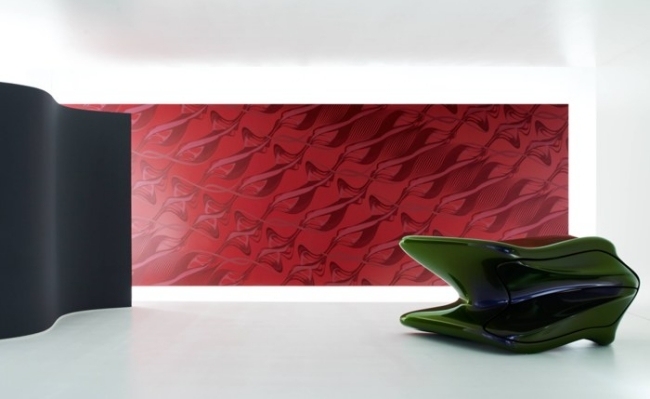 zaha hadid designer tapeta červená vírivá vzor tapeta zaha hadid červená vír