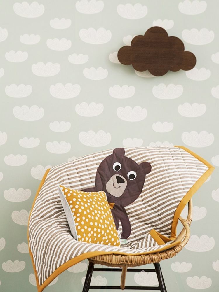 nástenné svietidlo-detská izba-dyha-drevo-mrak-CLOUD-ferm-LIVING