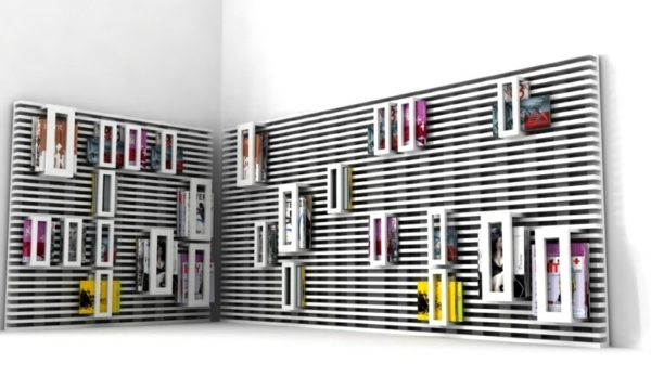 držiak na biele noviny minimalistický moderný paletový nábytok minimalistický moderný paletový nábytok Flavia Dalla Pellegrina