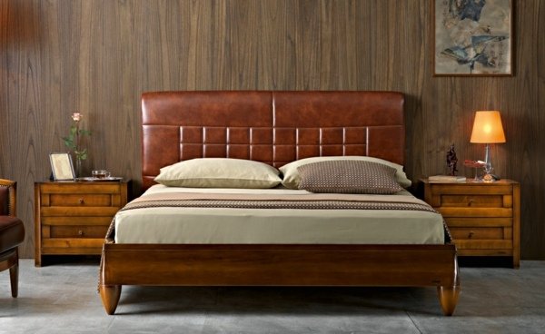 Rámová spálňa s drevenou stenou Le Fablier