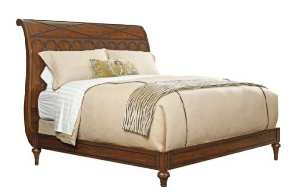 Dizajn postele, drevorezba Henredon