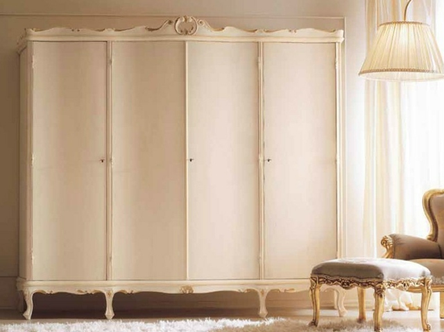 Štýl nastaviť biele šatne nohy Tiffany