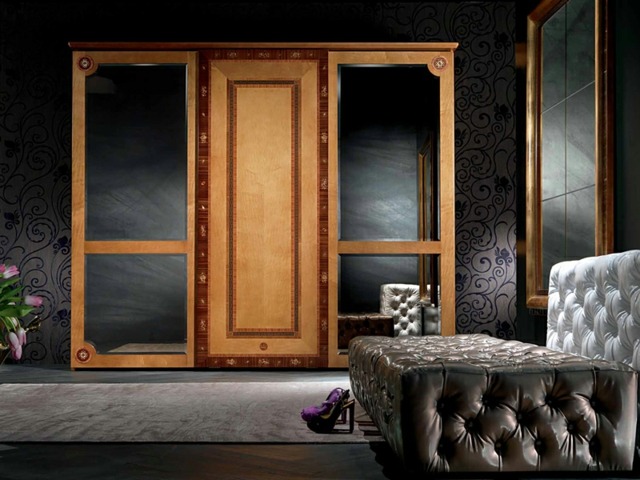 Nábytok drevené dvere skriňové ozdoby zdobené Carpanelli