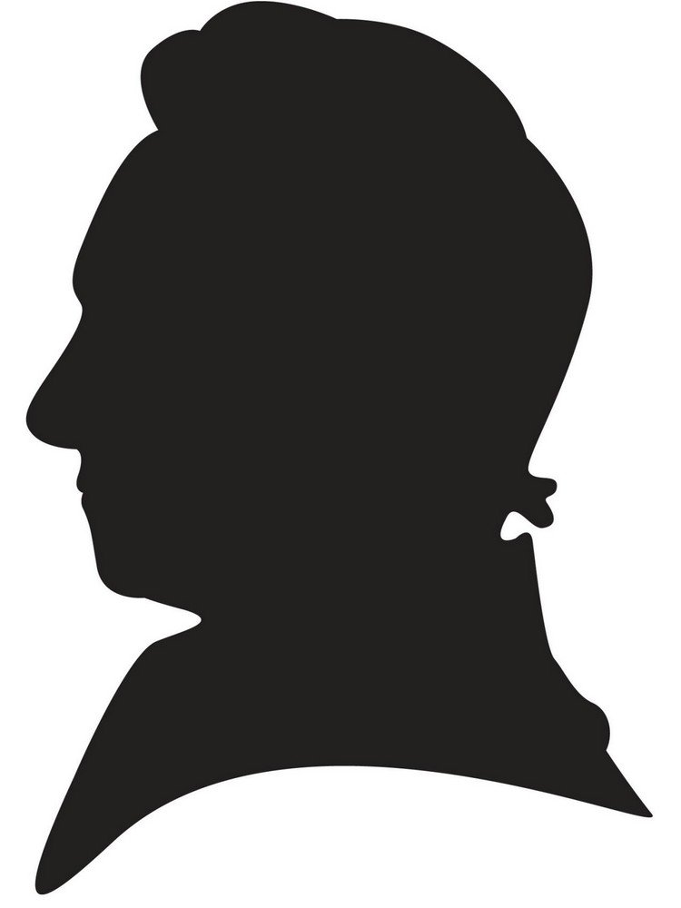 Profil siluety vintage muža halloween-obrubník-rezba-šablóna-vinobranie-muž-silueta