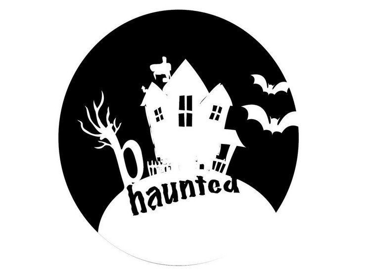 Šablóna vyrezávania Spithaus am Hügel halloween-obrubník-rezbárska-šablóna-pľuvať-dom-kopec