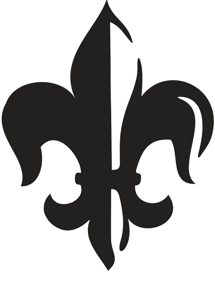 Šablóna na vyrezávanie Fleur De Lis halloween-obrubník-rezbárske-šablóny-zadarmo-fleur-de-lis