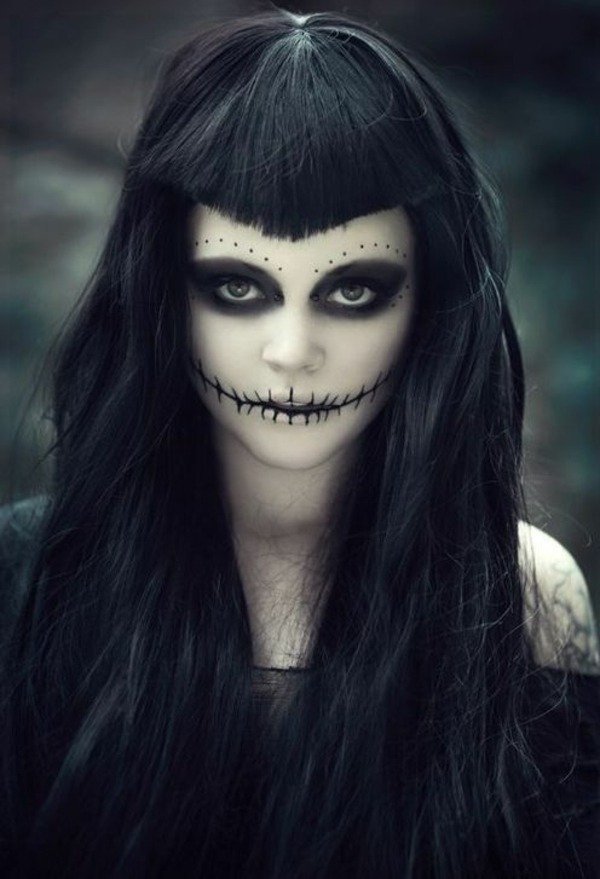 Halloweenske líčenie pre ženy - čarodejnica Tipy na makeup na Halloween