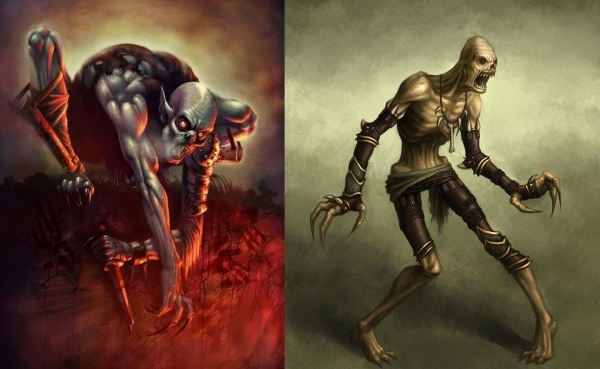 Myšlienky halloween ghoul diabolské bytosti Myšlienky halloween-ghoul diabolské bytosti démon