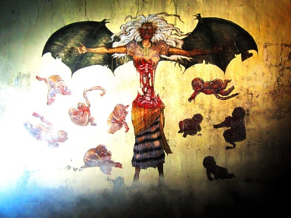 Manananggal, čarodejnice, filipínske ostrovy, diabolské tvory Čarodejnica Manananggal Čarodejnica z Filipínskych ostrovov Diabolské tvory