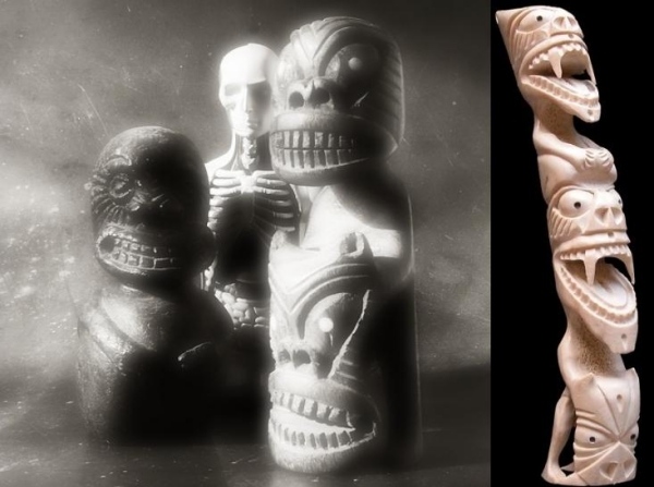 Inuitská tradícia-tupilaq-démon-nápady Halloween Inuitská tradícia-démon tupilaq grimasuje nápady Halloween