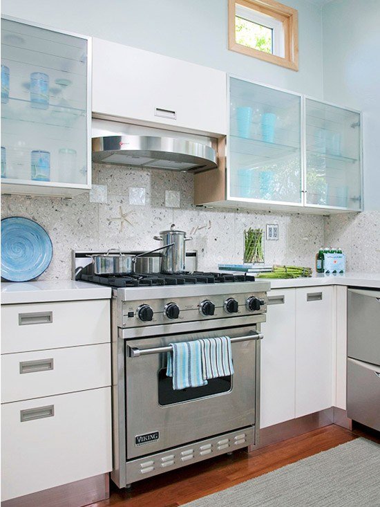 Kuchynská dlažba stena z recyklovaných materiálov