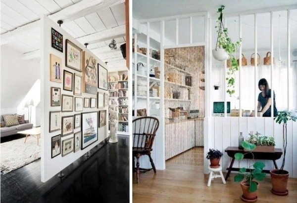 Kreatívne nápady rozdeľovač miestností korálkový záves vertikálny výstavný biely strop