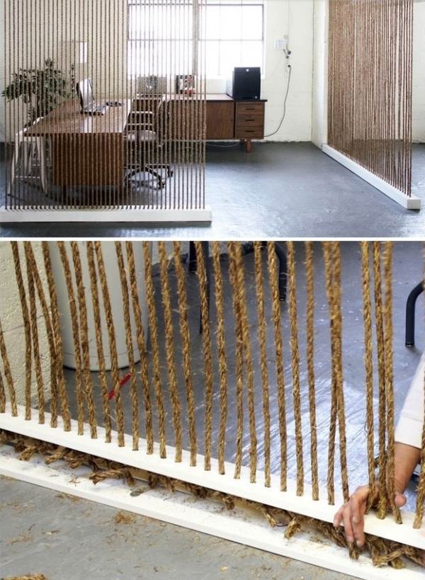 Remeselné nápady rozdeľovača lanových miestností navrhujú deliace priečky