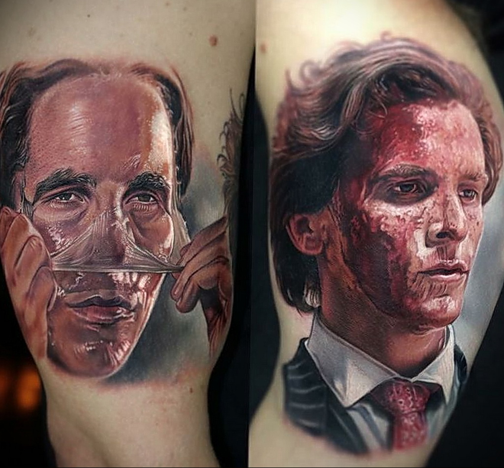 Patrick Bateman - tatuaż zdjęcie 13.01.2021 №0042 -Patrick Bateman tatuaż-