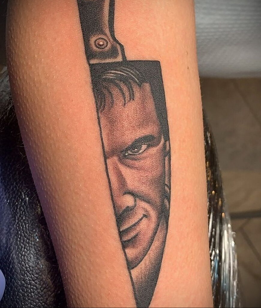 Norman Bates - zdjęcie tatuażu 13.01.2021 №0008 -Tatuaż Norman Bates-