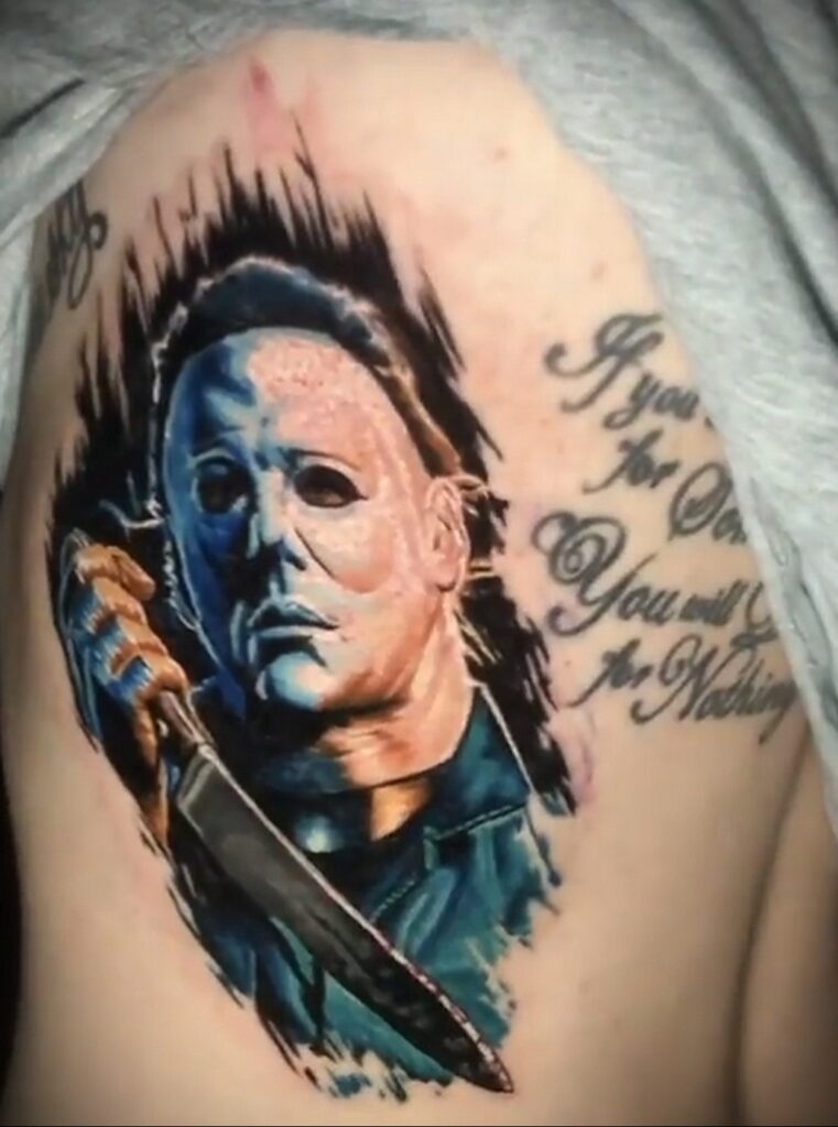 Michael Myers - tatuaż zdjęcie 13.01.2021 №0035 -Michael Myers tatuaż-