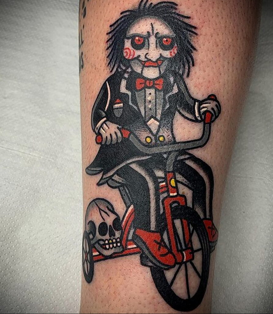 John Kramer (piła) - tatuaż zdjęcie 13.01.2021 №0005 -piła tatuaż-