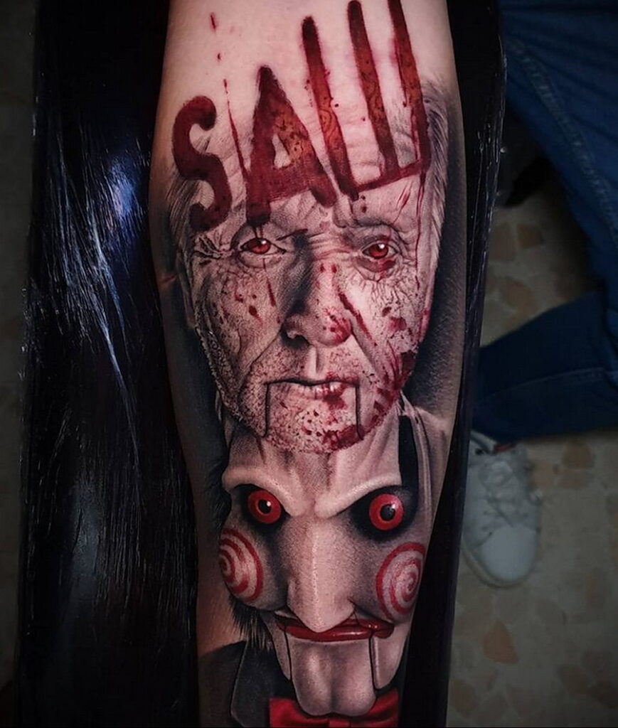 John Kramer (piła) - tatuaż zdjęcie 13.01.2021 №0004 -piła tatuaż-