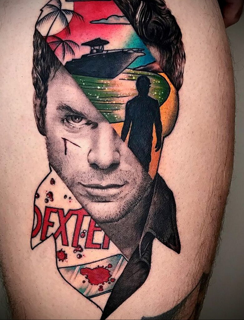 Dexter Morgan - tatuaż zdjęcie 13.01.2021 №0003 -Dexter Morgan tatuaż-