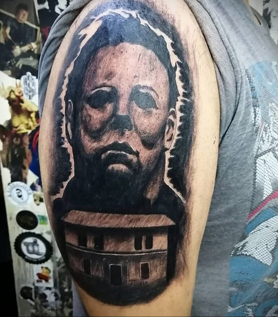 Michael Myers - tatuaż zdjęcie 13.01.2021 №0056 -Michael Myers tatuaż-