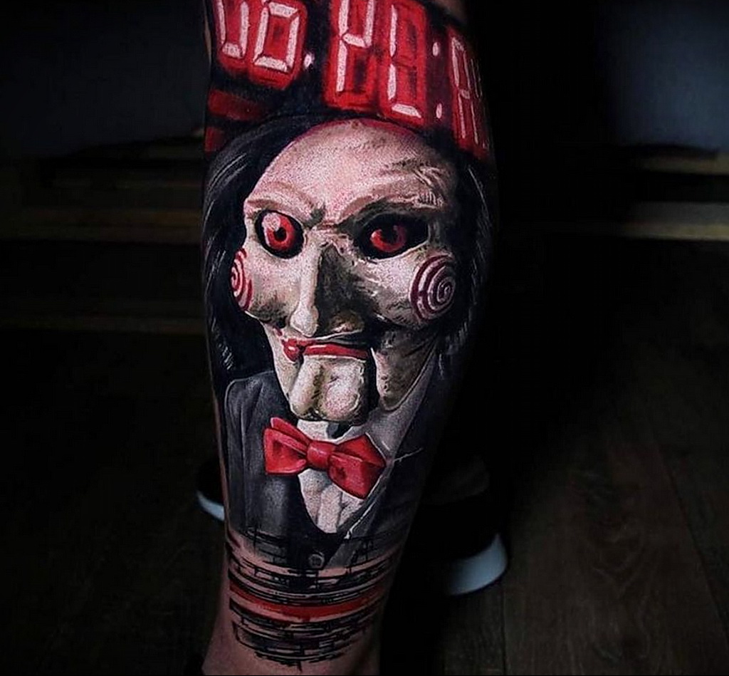 John Kramer (Saw) - tatuaż zdjęcie 13.01.2021 №0020 -piła tatuaż-