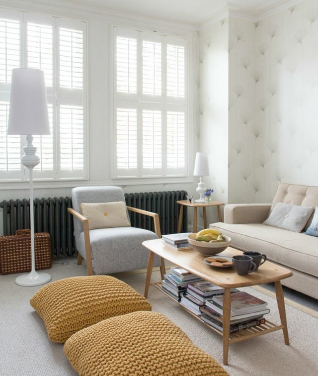 originálne kreatívne obývacia izba nápady na sedenie kreslo